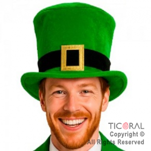 SOMBRERO GALERON SAN PATRICIO CON HEBILLA PREMIUM x 1